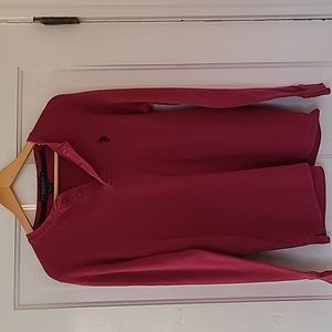 U.S. Polo Assn. Pink Henley, L